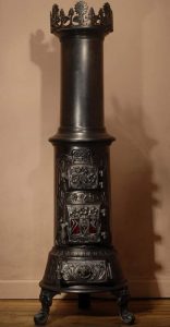Antique Danish crowned stove
